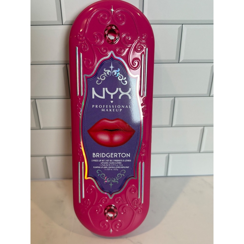 NYX Bridgerton Lip Kit Summer Fruit Royal Butter Gloss Rumour Has It Liner